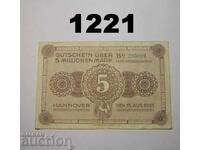 Ανόβερο 5 εκατομμύρια μάρκα 1923 Εμπορικά Επιμελητήρια