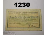 Βίσντορφ 100.000 μάρκα 1923 Γερμανία