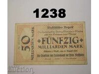 Münster Westfalen 50 miliarde mărci 1923 Germania