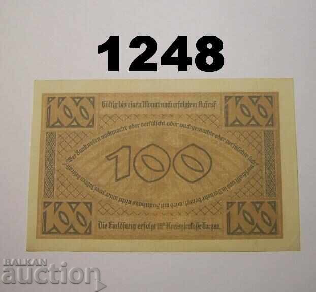 R! Torgau 100 εκατομμύρια μάρκα 1923 Γερμανία με τιμή 150.00 BGN | € 76.69