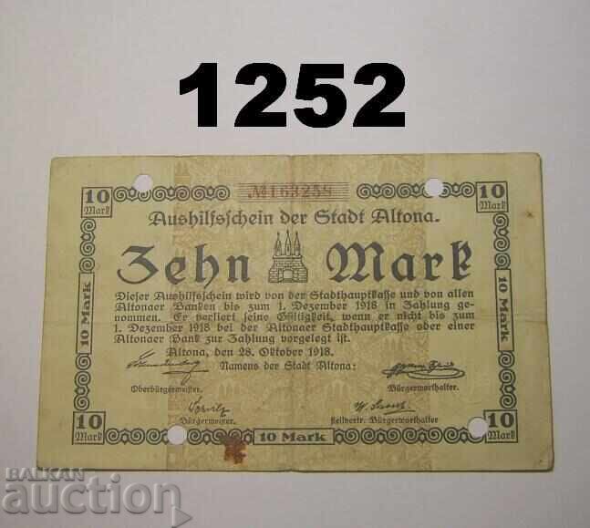 Altona 10 mărci 1918 Germania