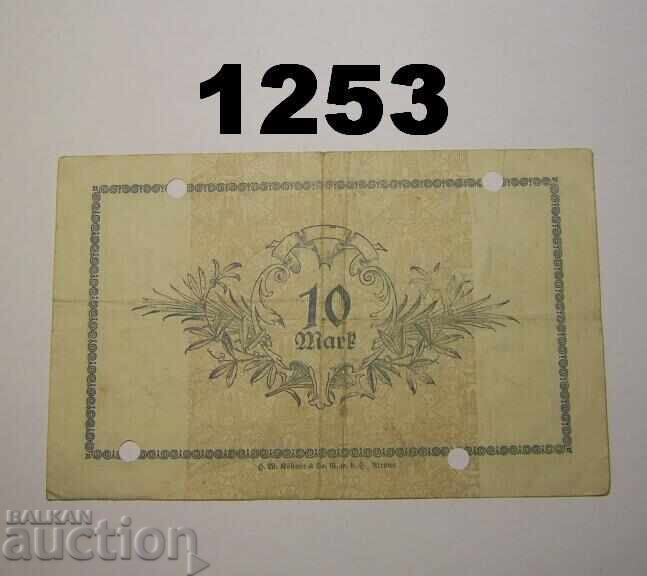 Άλτονα 10 μάρκα 1918 Γερμανία με τιμή 3.00 BGN | € 1.53