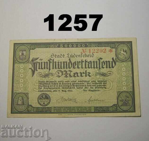 Λύντενσαϊντ 500.000 μάρκα 1923 Γερμανία