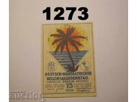 Togo 75 pfennig 1922 German Colonial Commemoration Day