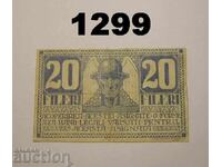R! Румъния 20 fileri 1919 Тимишоара