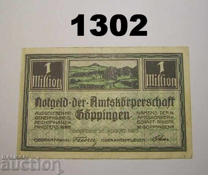 Γκέπινγκεν 1 εκατομμύριο μάρκα 1923 Γερμανία