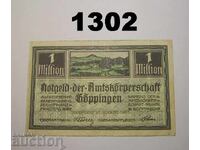 Γκέπινγκεν 1 εκατομμύριο μάρκα 1923 Γερμανία