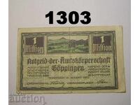 Γκέπινγκεν 1 εκατομμύριο μάρκα 1923 Γερμανία