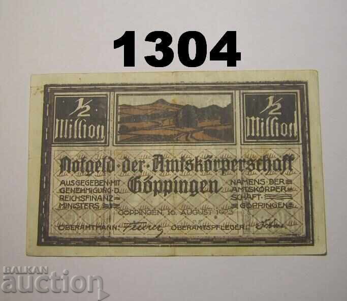 Γκόπινγκεν 1/2 εκατομμύριο μάρκα 1923 Γερμανία