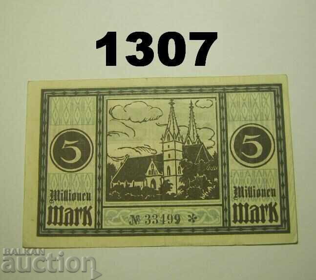 Göppingen 5 millionen mark 1923 Германия с цена 7.00 лв. | € 3.58