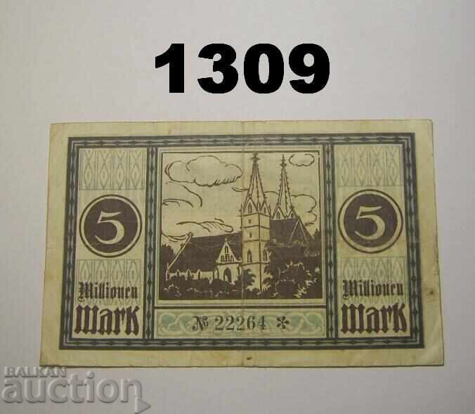 Γκέπινγκεν 5 εκατομμύρια μάρκα 1923 Γερμανία με τιμή 4.00 BGN | € 2.05