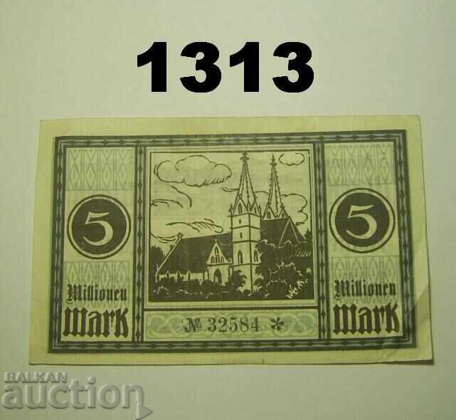 Göppingen 5 million mark 1923 Germany with price 4.00 BGN | € 2.05