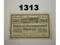 Γκέπινγκεν 5 εκατομμύρια μάρκα 1923 Γερμανία