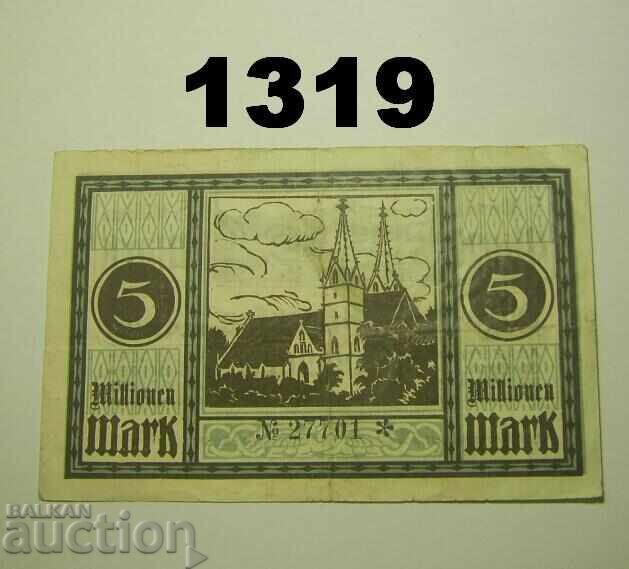 Göppingen 5 millionen mark 1923 Германия с цена 4.00 лв. | € 2.05 Göppingen 5 millionen mark 1923 Германия с цена 4.00 лв. | € 2.05