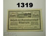 Γκέπινγκεν 5 εκατομμύρια μάρκα 1923 Γερμανία
