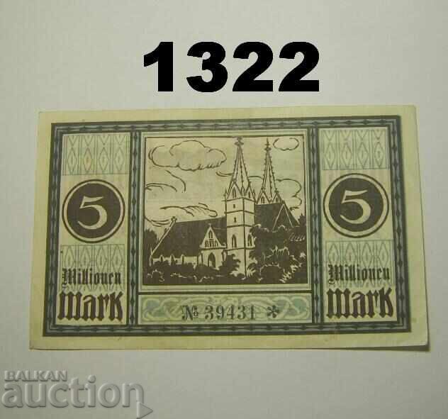 Göppingen 5 millionen mark 1923 Германия с цена 10.00 лв. | € 5.11