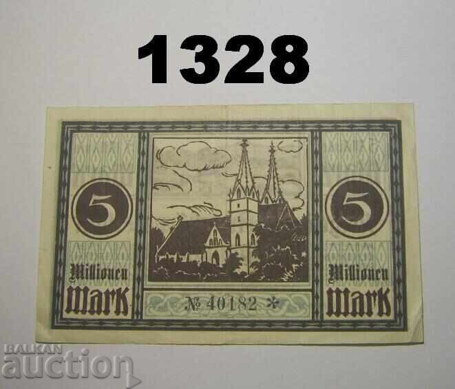 Göppingen 5 millionen mark 1923 Германия с цена 5.00 лв. | € 2.56