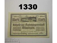 Γκέπινγκεν 5 εκατομμύρια μάρκα 1923 Γερμανία