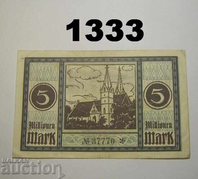 Göppingen 5 millionen mark 1923 Германия с цена 4.00 лв. | € 2.05