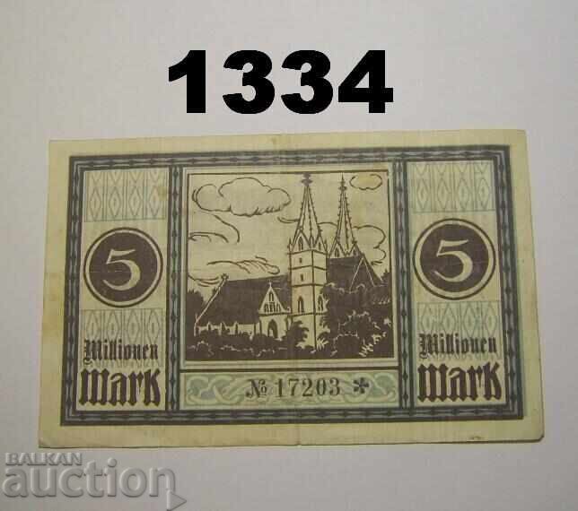 Göppingen 5 millionen mark 1923 Германия с цена 4.00 лв. | € 2.05