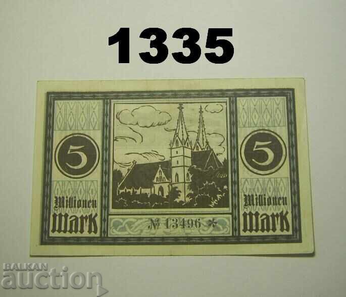 Γκέπινγκεν 5 εκατομμύρια μάρκα 1923 Γερμανία με τιμή 8.00 BGN | € 4.09