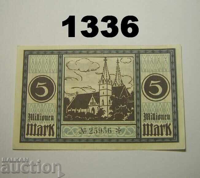 Γκέπινγκεν 5 εκατομμύρια μάρκα 1923 Γερμανία με τιμή 12.00 BGN | € 6.14