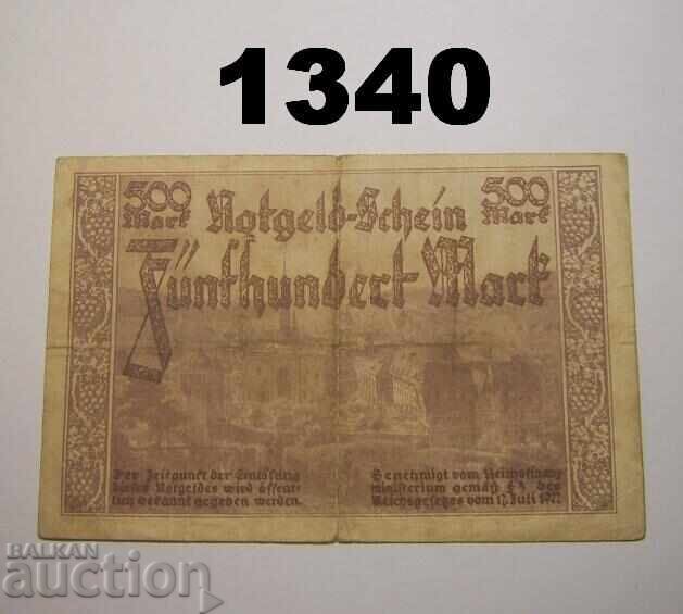 Maulbronn 500 Mark 1922 Germany