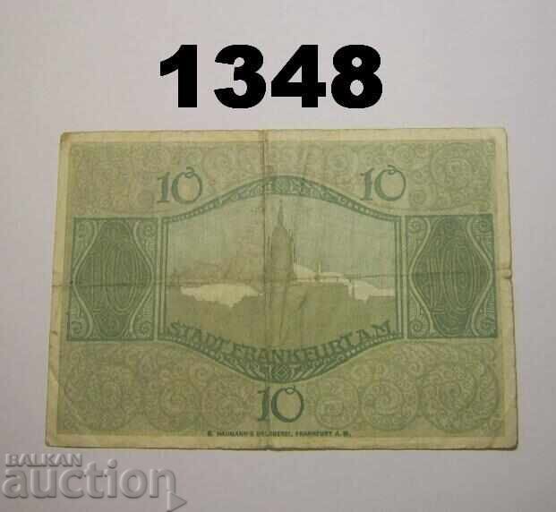 Frankfurt a. M. 10 mark 1918 Германия с цена 3.00 лв. | € 1.53