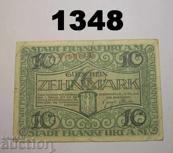 Frankfurt a. M. 10 mark 1918 Германия