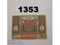 Detmold 50 pfennig 1920 Germania