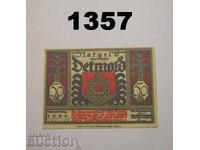 Detmold 50 pfennig 1920 Germania