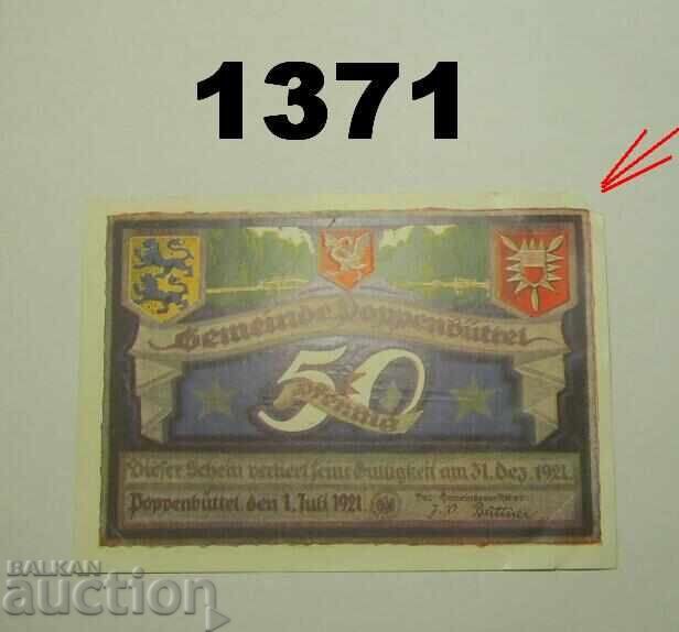 Poppenbüttel 50 pfennig 1921 Γερμανία