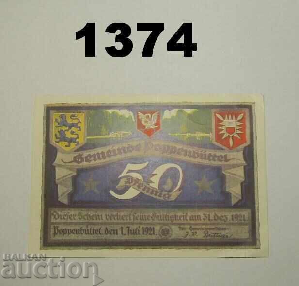 Poppenbüttel 50 pfennig 1921 Γερμανία