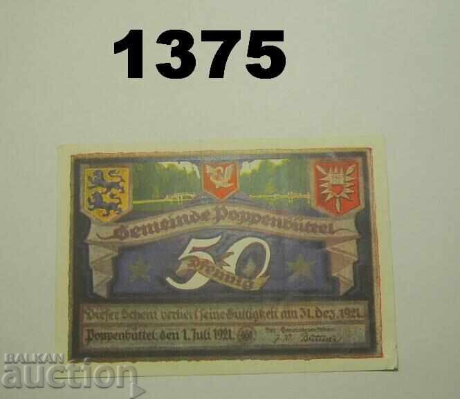 Poppenbüttel 50 pfennig 1921 Γερμανία