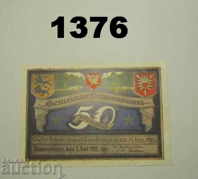 Poppenbüttel 50 pfennig 1921 Γερμανία