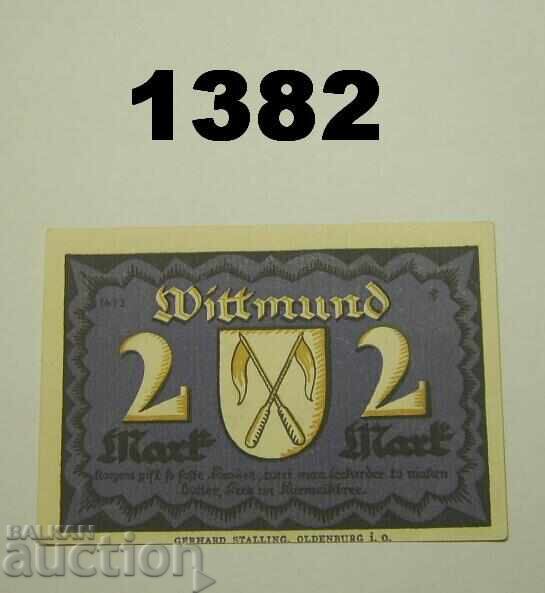 Wittmund 2 Mark 1922 Germany