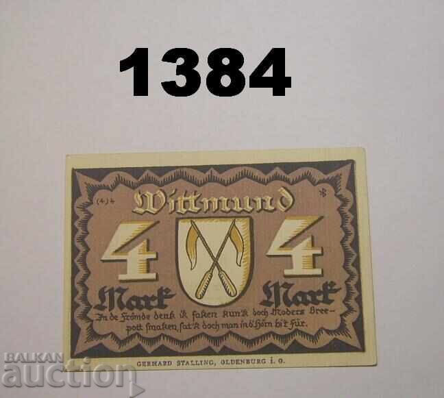 Wittmund 4 μάρκα 1922 Γερμανία