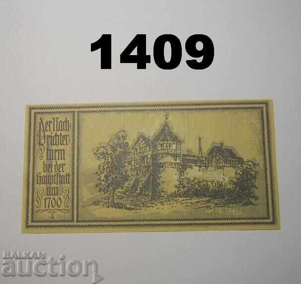 Στουτγκάρδη 50 pfennig 1922 L Γερμανία