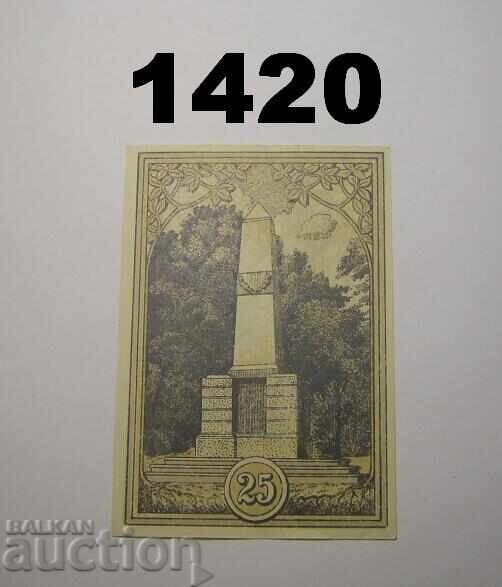 Hohenfriedeberg 25 pfennig 1922 Germania