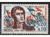 1963 Franța. Bărbați celebri. Étienne Méhul - compozitor francez