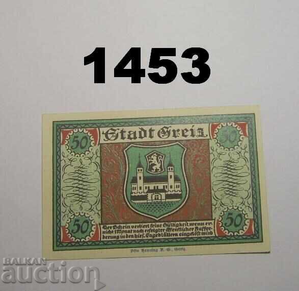 Greiz 50 pfennig 1921 Germany
