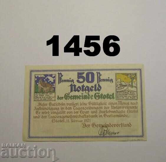 Stotel 50 pfennig 1921 Germania cu preț 1.00 BGN | € 0.51 Stotel 50 pfennig 1921 Germania cu preț 1.00 BGN | € 0.51