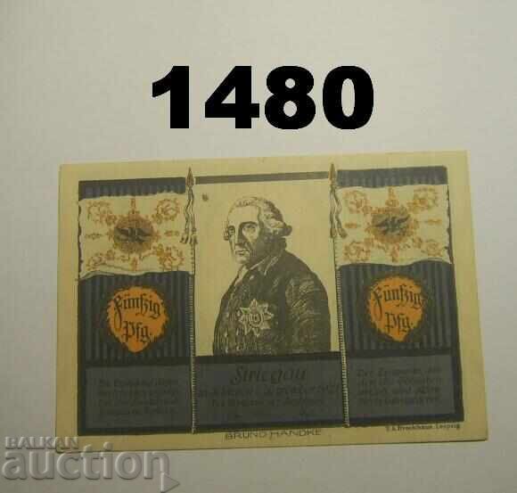 Στρίγκαου 50 φεννίγκ 1921 Γερμανία