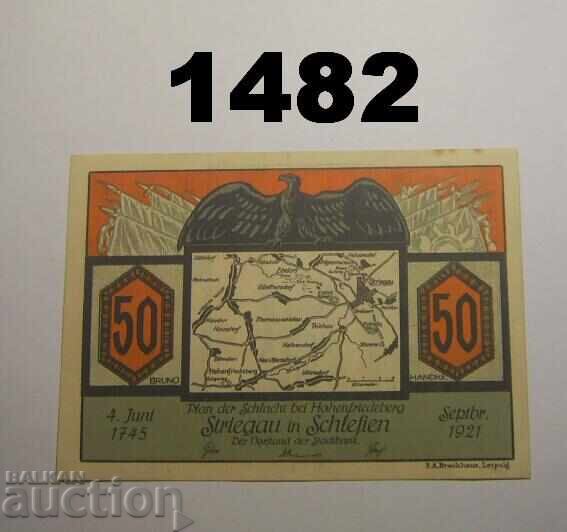 Στρίγκαου 25 πφέννιχ 1921 Γερμανία με τιμή 2.50 BGN | € 1.28