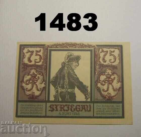 Στρίγκαου 75 πφένιγκ 1921 Γερμανία