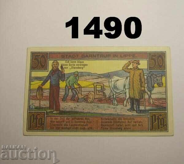 Barntrup 50 pfennig 1921 Γερμανία με τιμή 2.50 BGN | € 1.28