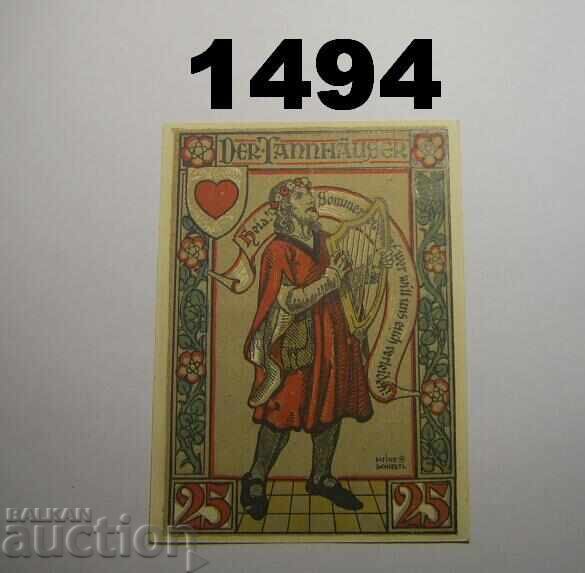 Eisenach 25 pfennig 1922 Germany with price 3.00 BGN | € 1.53