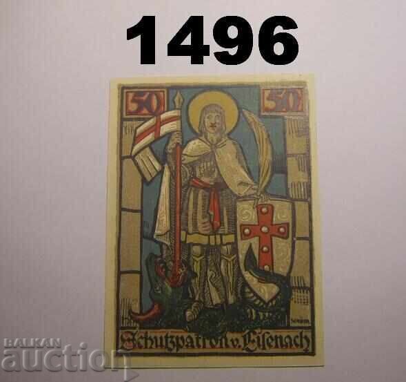 Eisenach 50 pfennig 1922 Germany with price 3.00 BGN | € 1.53