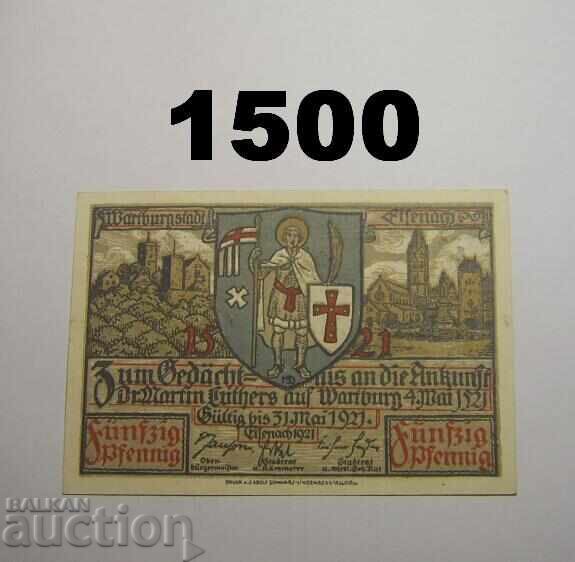 Eisenach 50 pfennig 1921 Germany