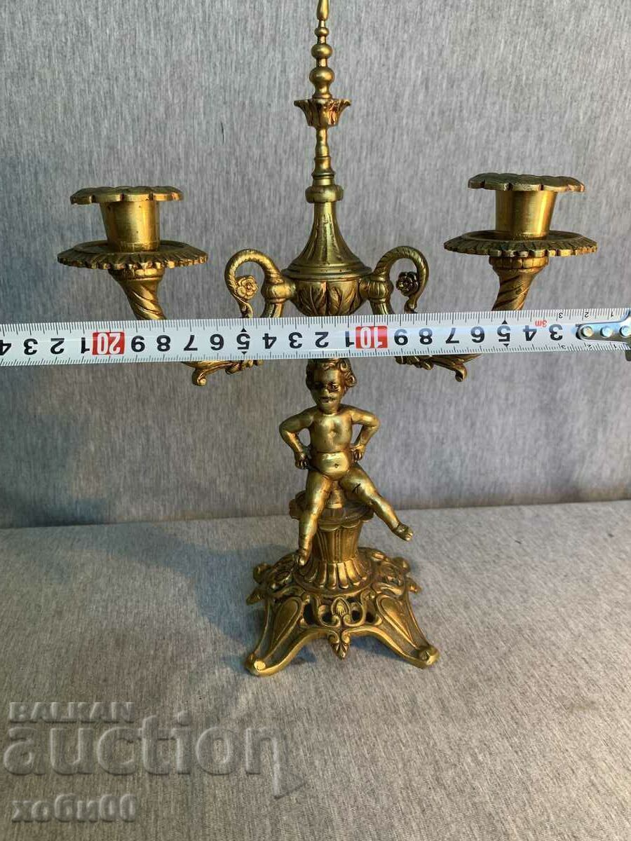 Delivery of bronze baroque candlestick Delivery of bronze baroque candlestick